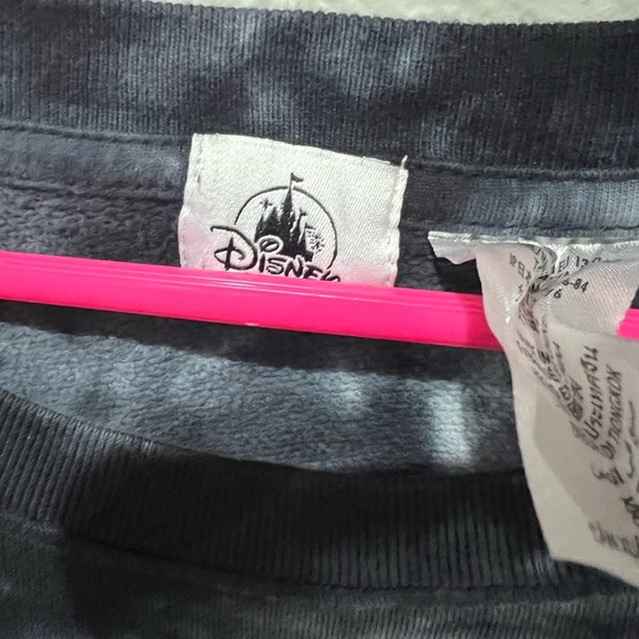 Disney Kids Black Tie-Dye Minnie Mouse Sweatshirt Resort 2024 Exclusive - Picture 2 of 4